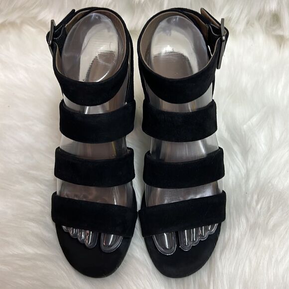 Vionic Womens Perk Blaire Black Suede Ankle Strap Heels Size 6Medium (B, M) B22B - Picture 7 of 13